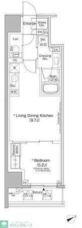 ザ・パークハビオ日本橋茅場町の物件間取画像